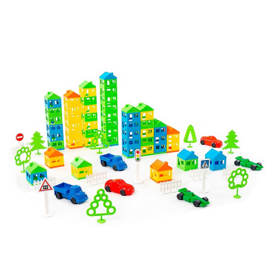 Конструктор Построй свой город 224 детали Полесье 53756 1